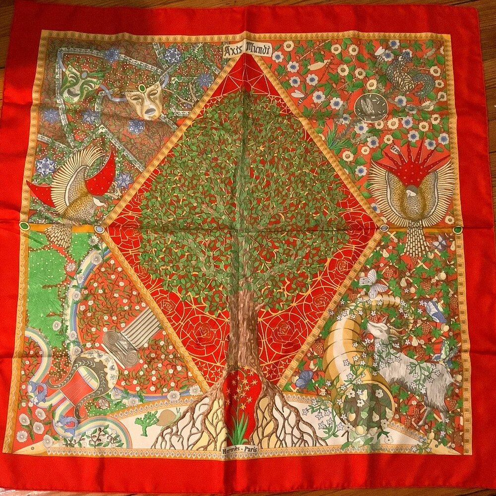 Hermes Axis Mundi Scarf